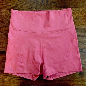 Adidas biker shorts, size M, dusty rose color